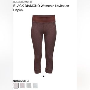 NWT Black Diamond Levitation Capri - Women's XS